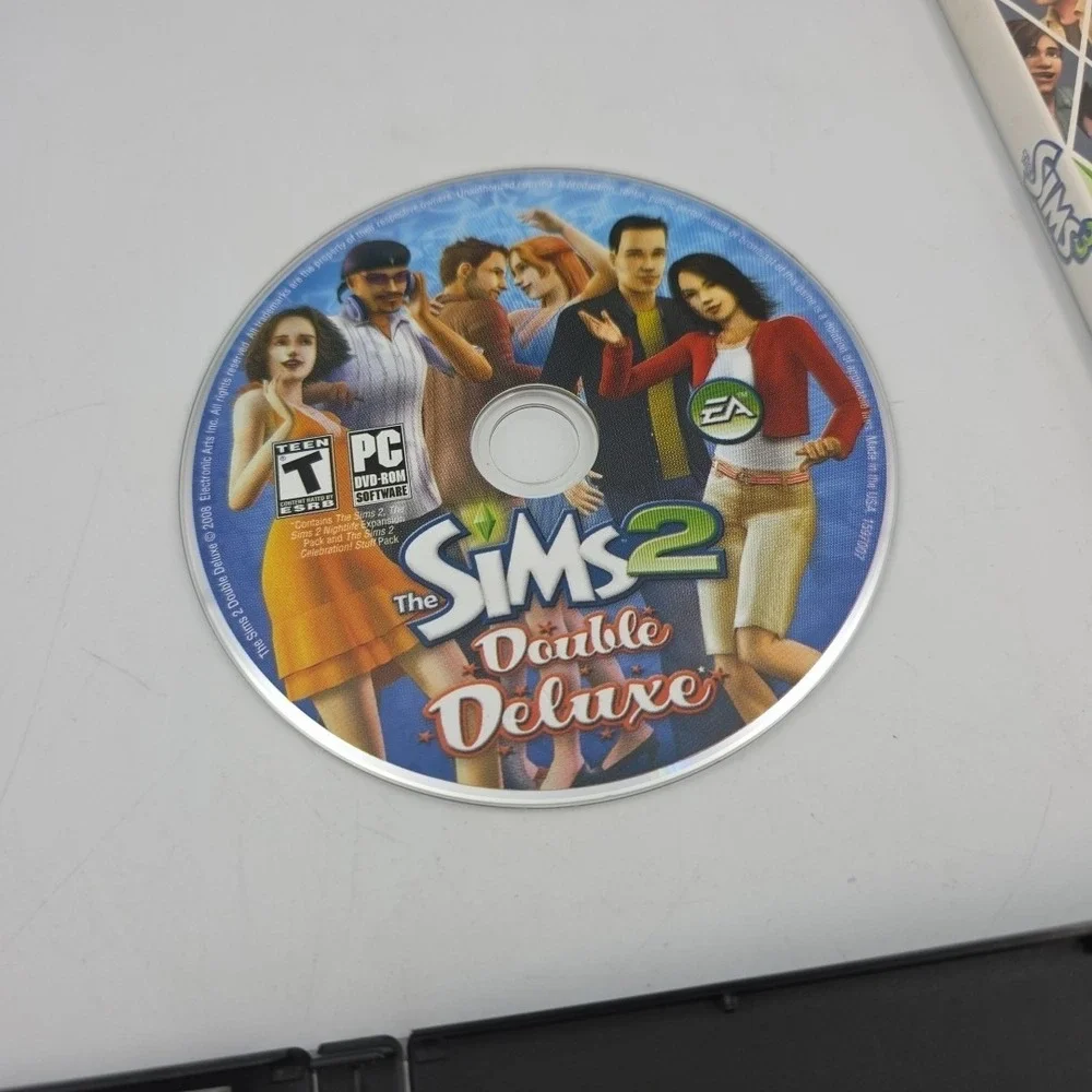 The Sims 2 Double Deluxe,Pets,& Sims 3 PC Gams Lot Of 3 Complete Windows